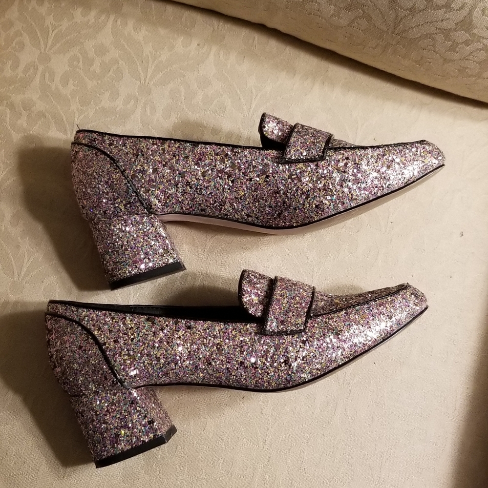 Glitter Loafers sz. 6.5